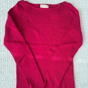 Jones New York Pink Boatneck Sweater Size S